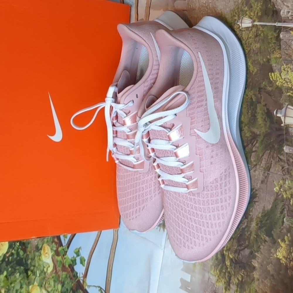 Nike air zoom pegasus 37 pink shoes size 11 - Picture 4 of 7